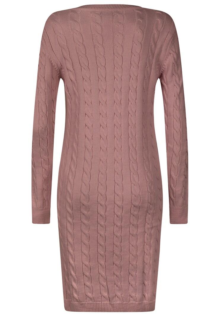 Sinned X About You Vestido De Punto Felix Hardy En Rosa