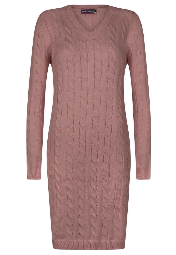 sinned x about you Vestido de punto Felix Hardy en Rosa