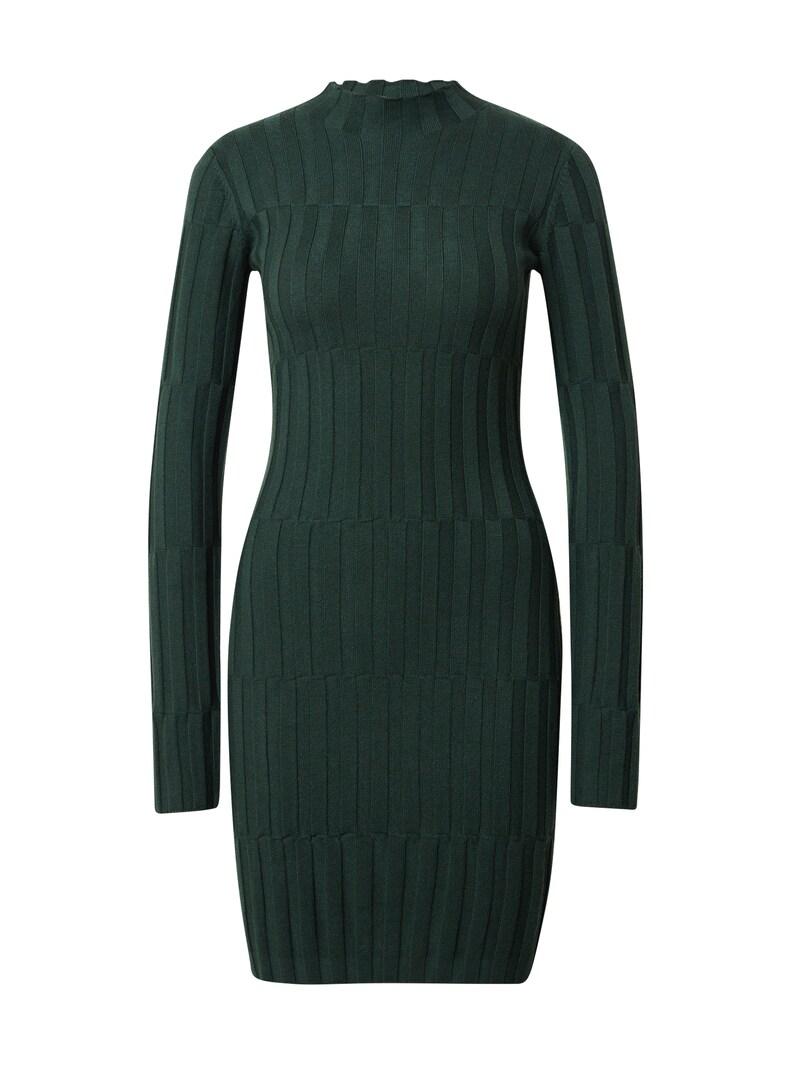 sinned x about you Vestido de punto LeGer by Lena Gercke en Verde Oscuro