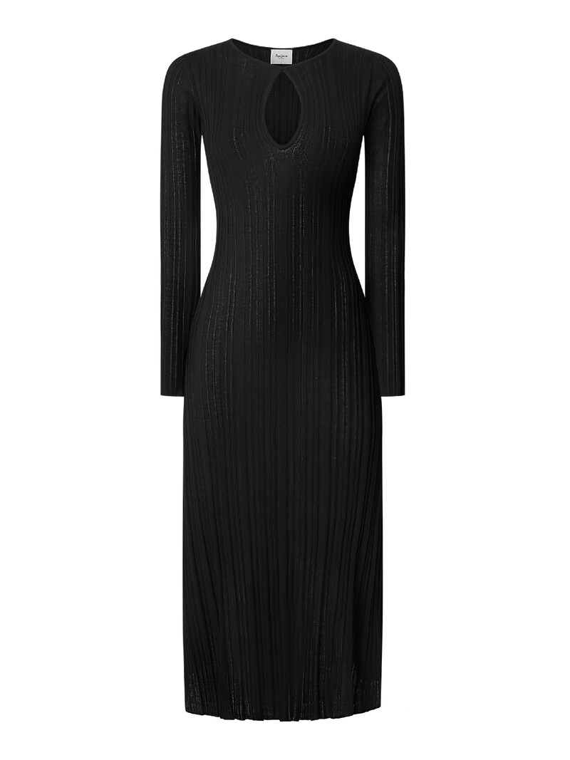 sinned x about you Vestido de punto 'Natasha' Pepe Jeans en Negro