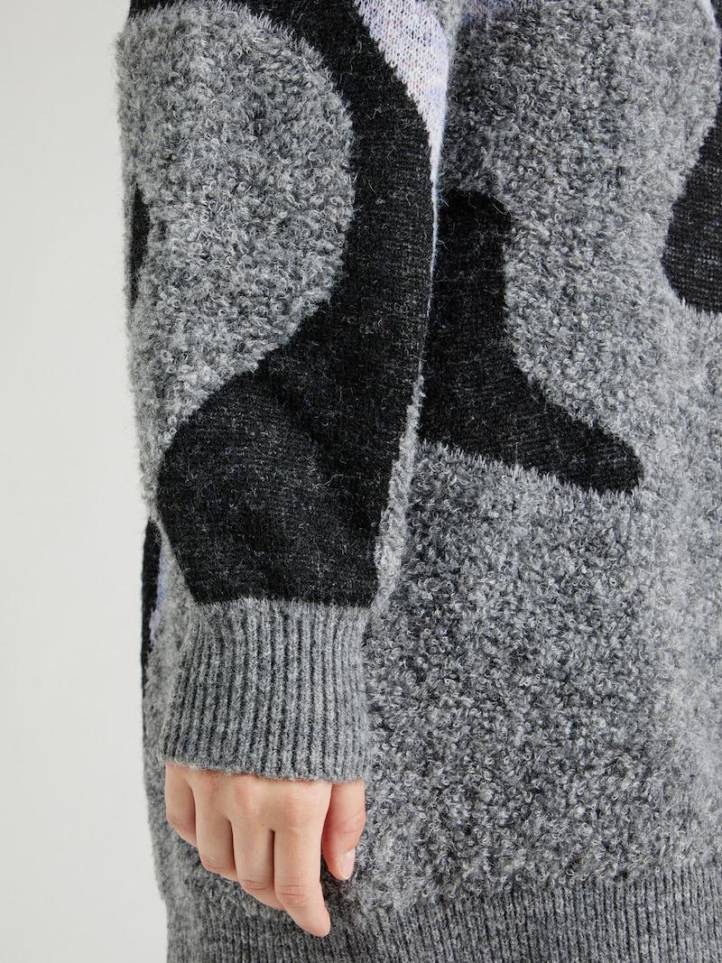 Sinned X About You Vestido De Punto 'S'mores' Florence By Mills Exclusive For ABOUT YOU En Gris Oscuro