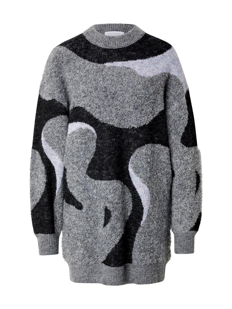 sinned x about you Vestido de punto 'S'mores' florence by mills exclusive for ABOUT YOU en Gris Oscuro