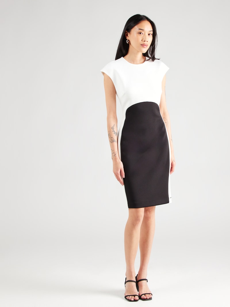 Sinned X About You Vestido De Tubo Calvin Klein En Negro