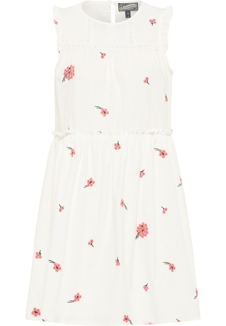 sinned x about you Vestido de verano DreiMaster Vintage en Blanco Lana