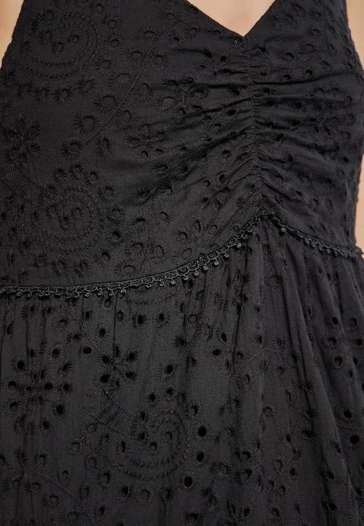 Sinned X About You Vestido De Verano DreiMaster Vintage En Negro