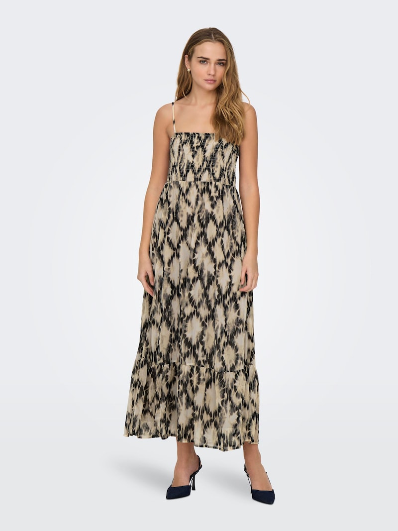 Sinned X About You Vestido De Verano 'ONLElena' ONLY En Kitt Negro