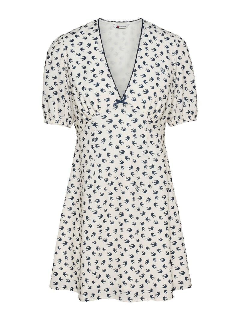 sinned x about you Vestido de verano Tommy Jeans en Blanco