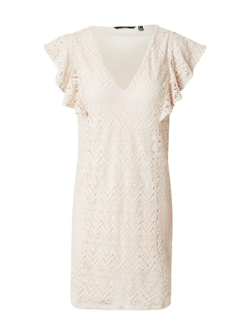 sinned x about you Vestido de verano 'VMMaya' VERO MODA en Crema