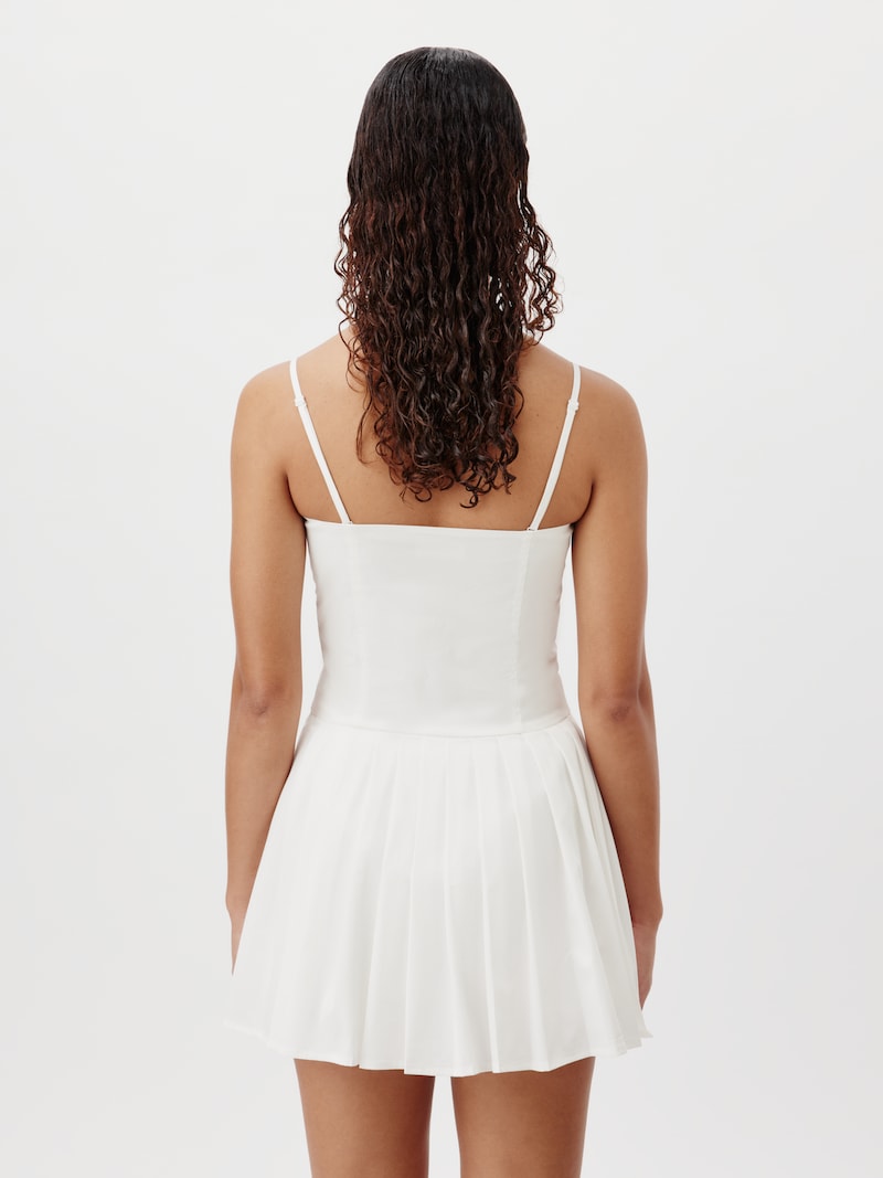 Sinned X About You Vestido 'Juna' LeGer By Lena Gercke En Blanco