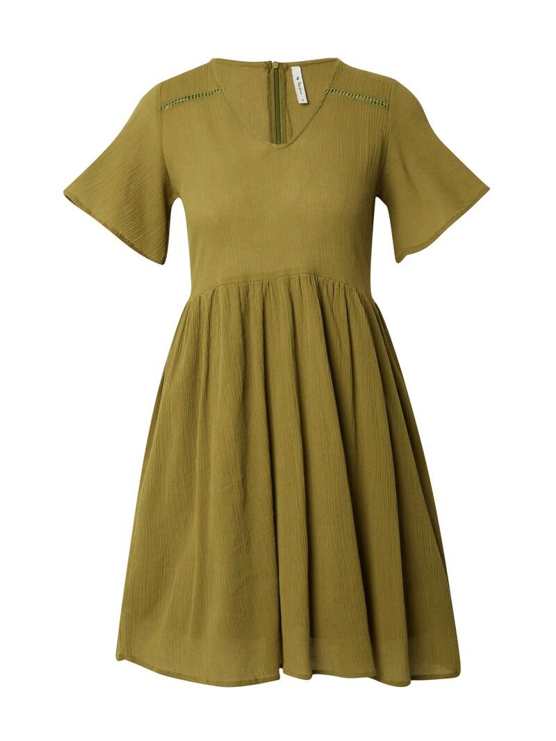 sinned x about you Vestido 'KAROLA' Pepe Jeans en Oliva