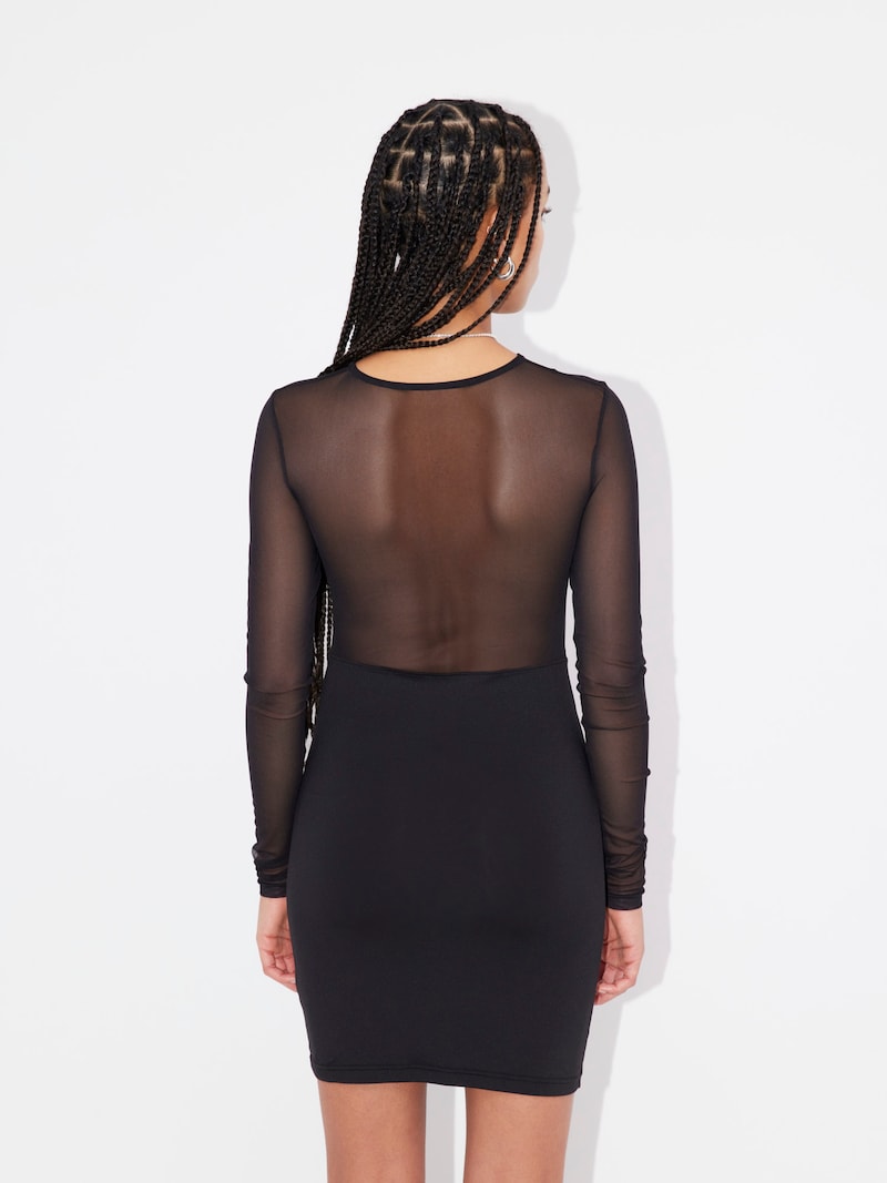 Sinned X About You Vestido 'Maura' LeGer By Lena Gercke En Negro