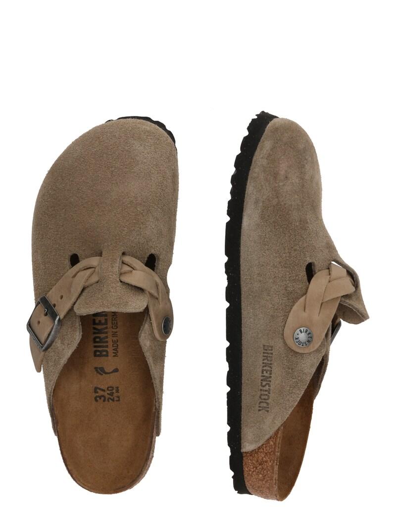 Sinned X About You Zapatillas De Casa 'Boston LEVE' BIRKENSTOCK En Taupe