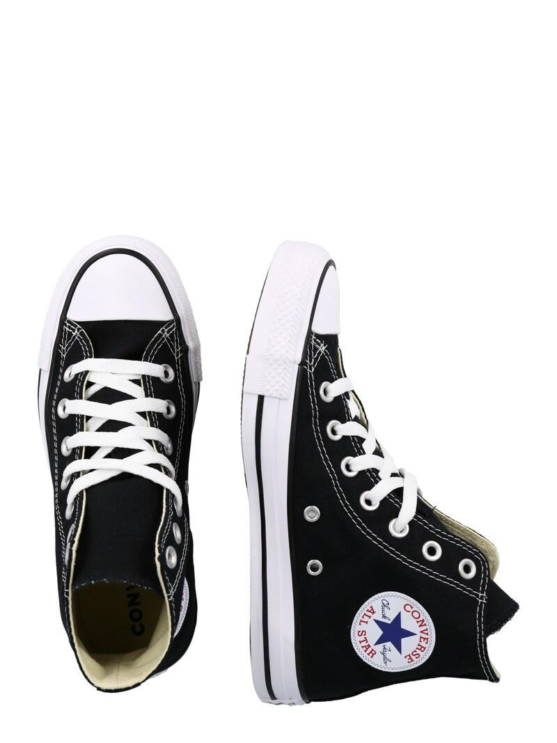 Sinned X About You Zapatillas Deportivas Altas 'CHUCK TAYLOR ALL STAR CLASSIC HI WIDE FIT' CONVERSE En Negro