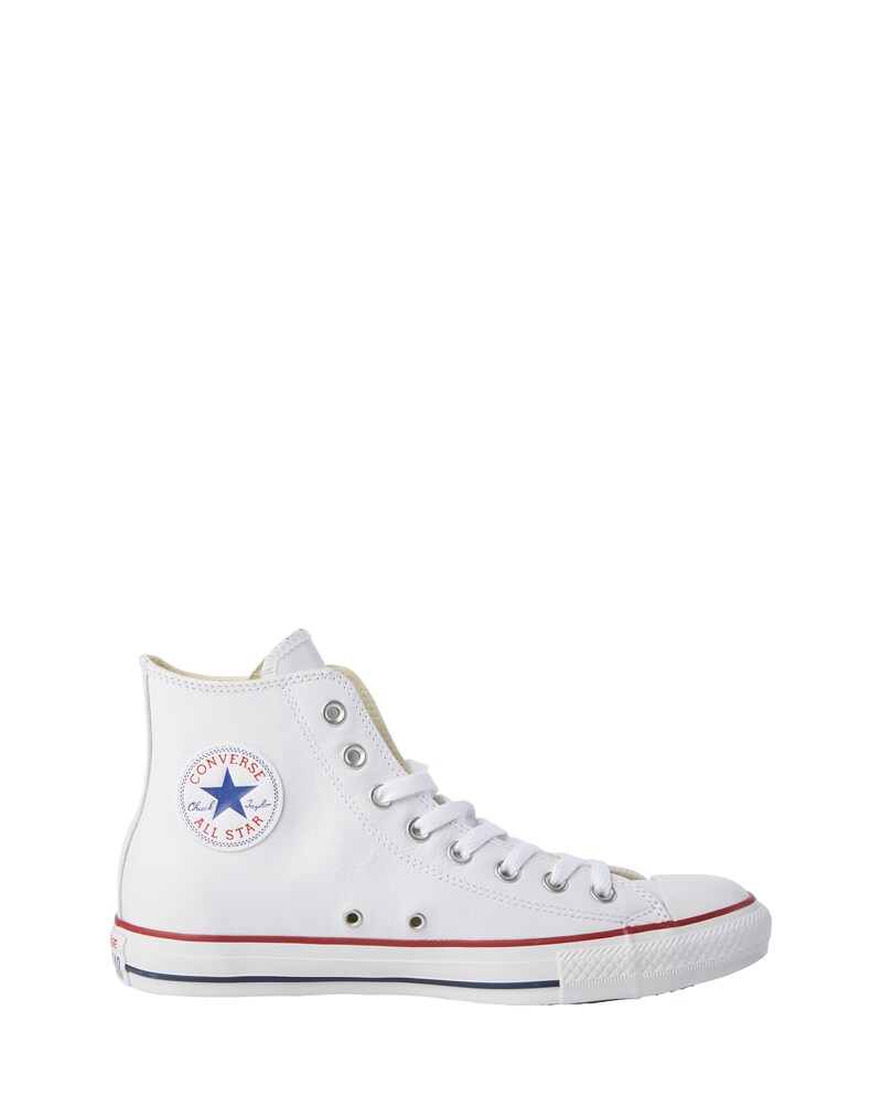 Sinned X About You Zapatillas Deportivas Altas 'CHUCK TAYLOR ALL STAR CLASSIC HI LEATHER' CONVERSE En Blanco