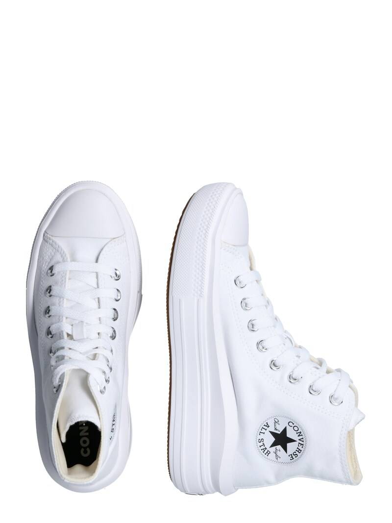 Sinned X About You Zapatillas Deportivas Altas 'CHUCK TAYLOR ALL STAR MOVE HI' CONVERSE En Blanco