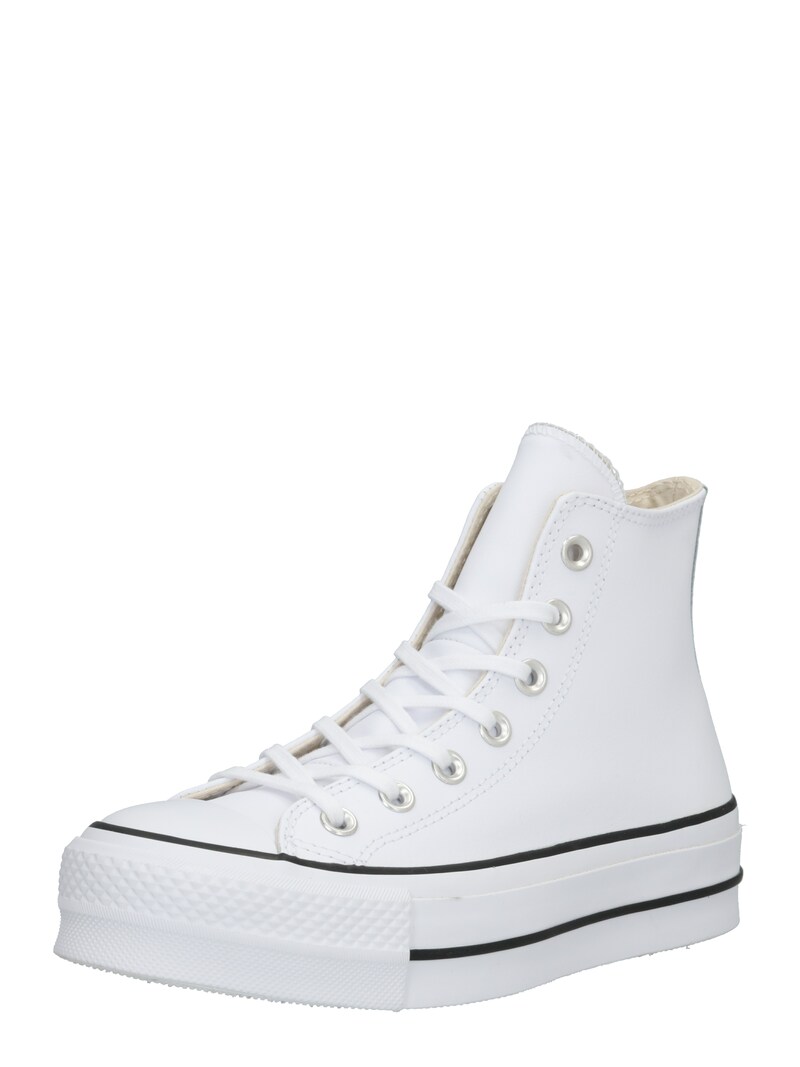 sinned x about you Zapatillas deportivas altas 'CHUCK TAYLOR ALL STAR LIFT HI LEATHER' CONVERSE en Blanco