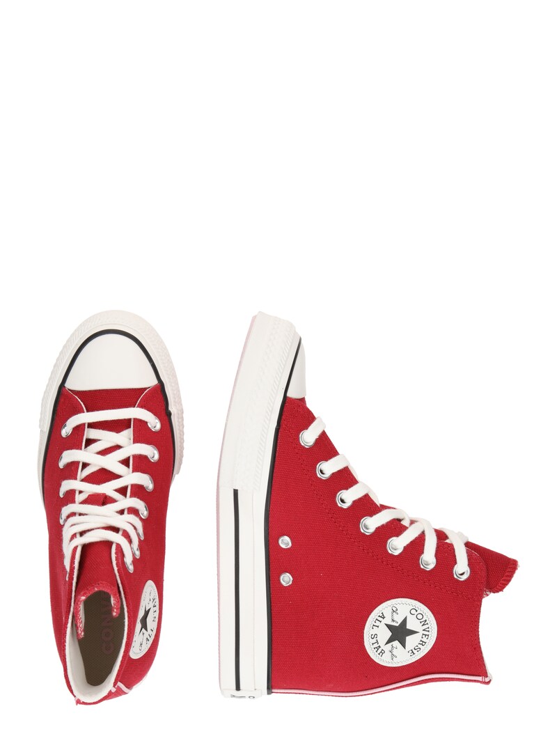 Sinned X About You Zapatillas Deportivas Altas 'CHUCK TAYLOR ALL STAR WEDGE' CONVERSE En Rojo Oscuro