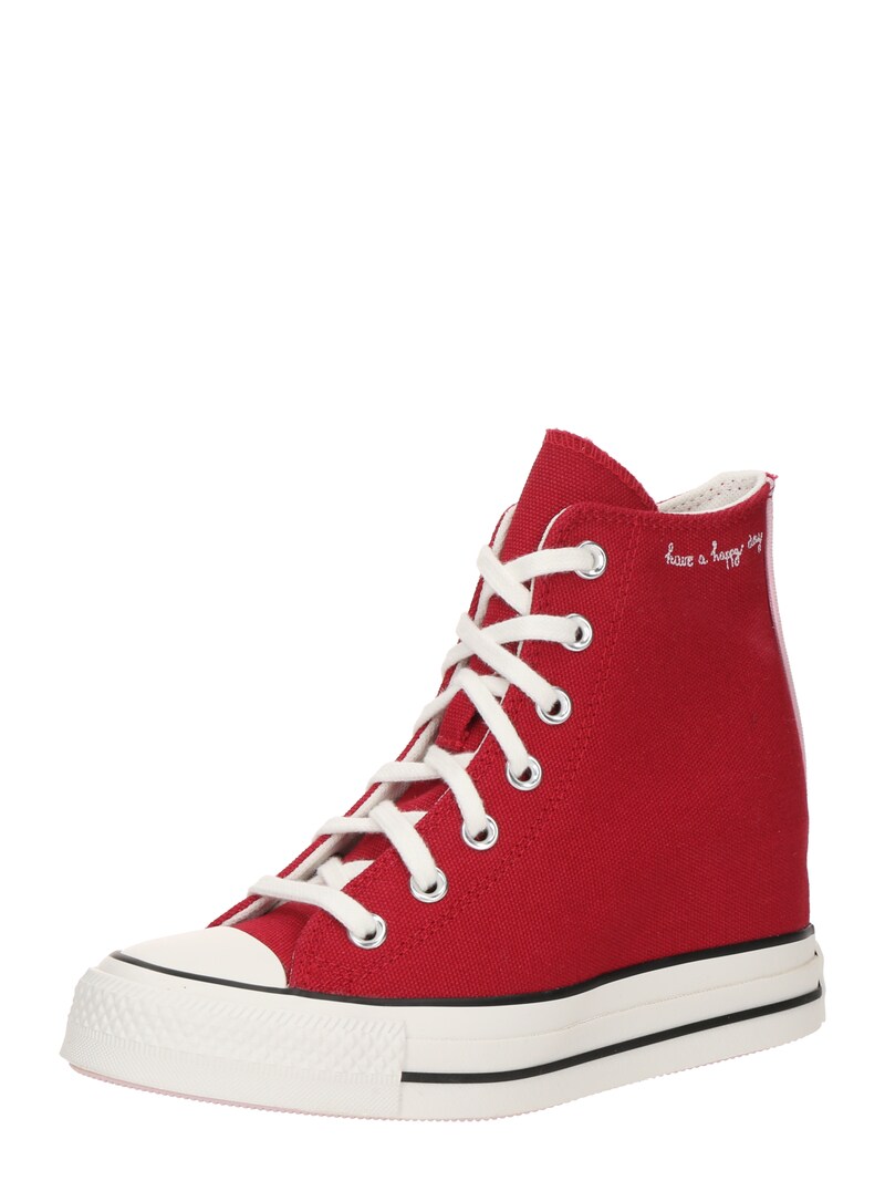 sinned x about you Zapatillas deportivas altas 'CHUCK TAYLOR ALL STAR WEDGE' CONVERSE en Rojo Oscuro