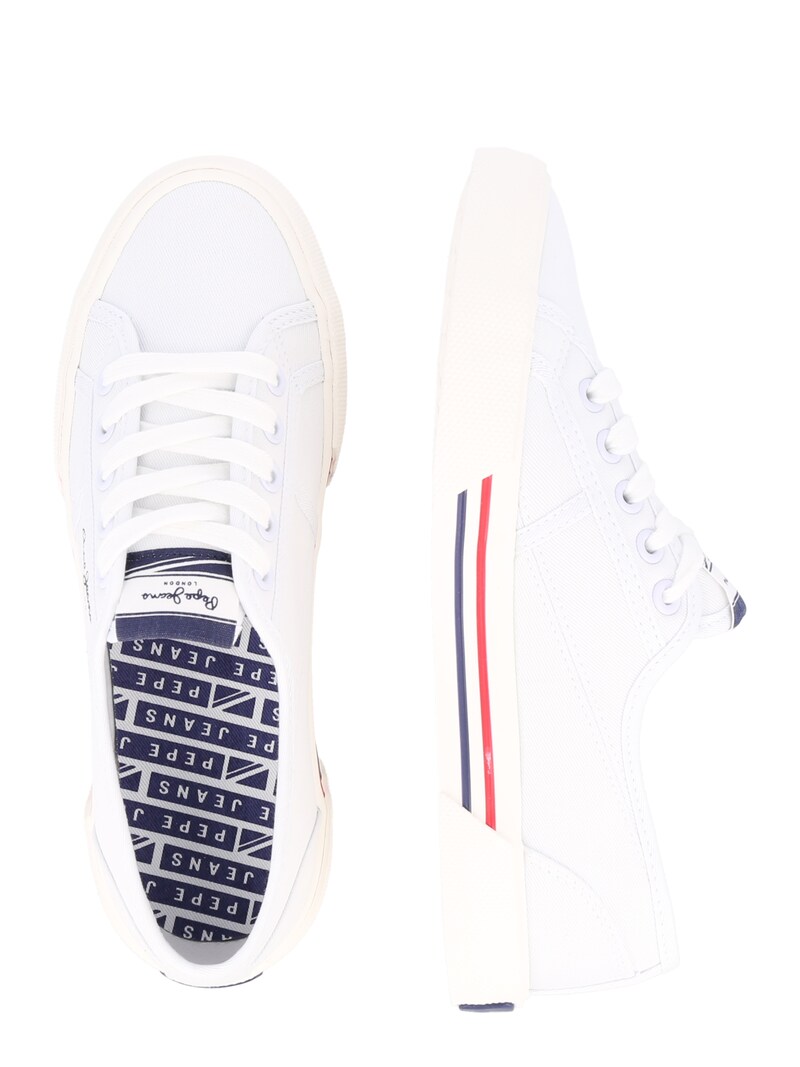 Sinned X About You Zapatillas Deportivas Bajas 'Brady' Pepe Jeans En Blanco