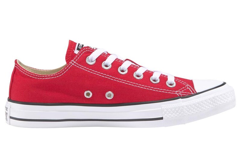 Sinned X About You Zapatillas Deportivas Bajas 'Chuck Taylor All Star Ox' CONVERSE En Rojo