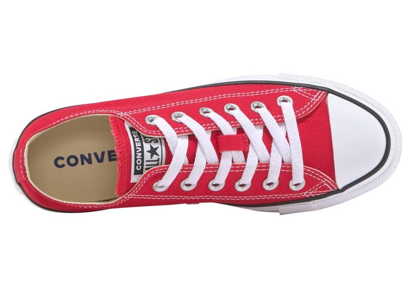 Sinned X About You Zapatillas Deportivas Bajas 'Chuck Taylor All Star Ox' CONVERSE En Rojo