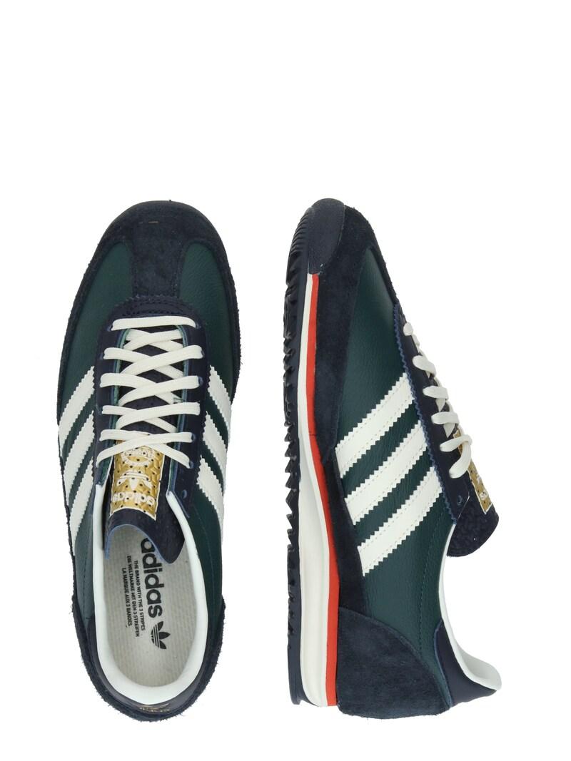 Sinned X About You Zapatillas Deportivas Bajas 'SL 72' ADIDAS ORIGINALS En Verde Oscuro