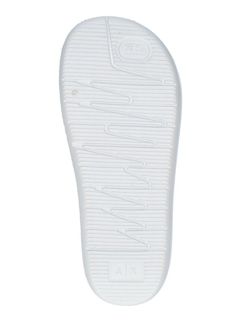 Sinned X About You Zapatos Abiertos ARMANI EXCHANGE En Blanco