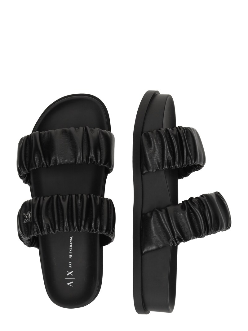 Sinned X About You Zapatos Abiertos ARMANI EXCHANGE En Negro