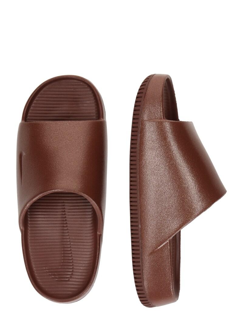 Sinned X About You Zapatos Abiertos 'CALM' Nike Sportswear En Marrón Rojizo