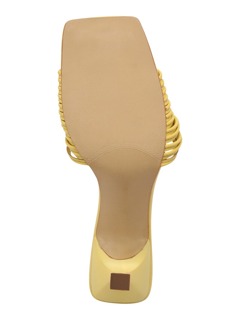 Sinned X About You Zapatos Abiertos 'Giona' Karolina Kurkova Originals En Amarillo