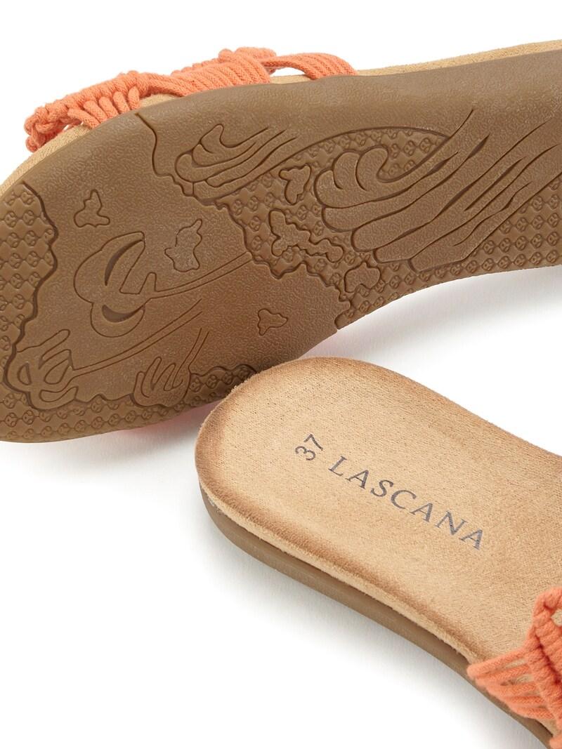 Sinned X About You Zapatos Abiertos LASCANA En Naranja