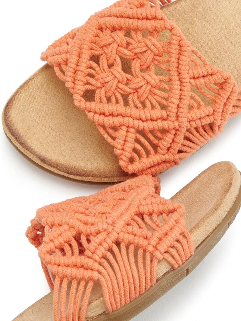 Sinned X About You Zapatos Abiertos LASCANA En Naranja