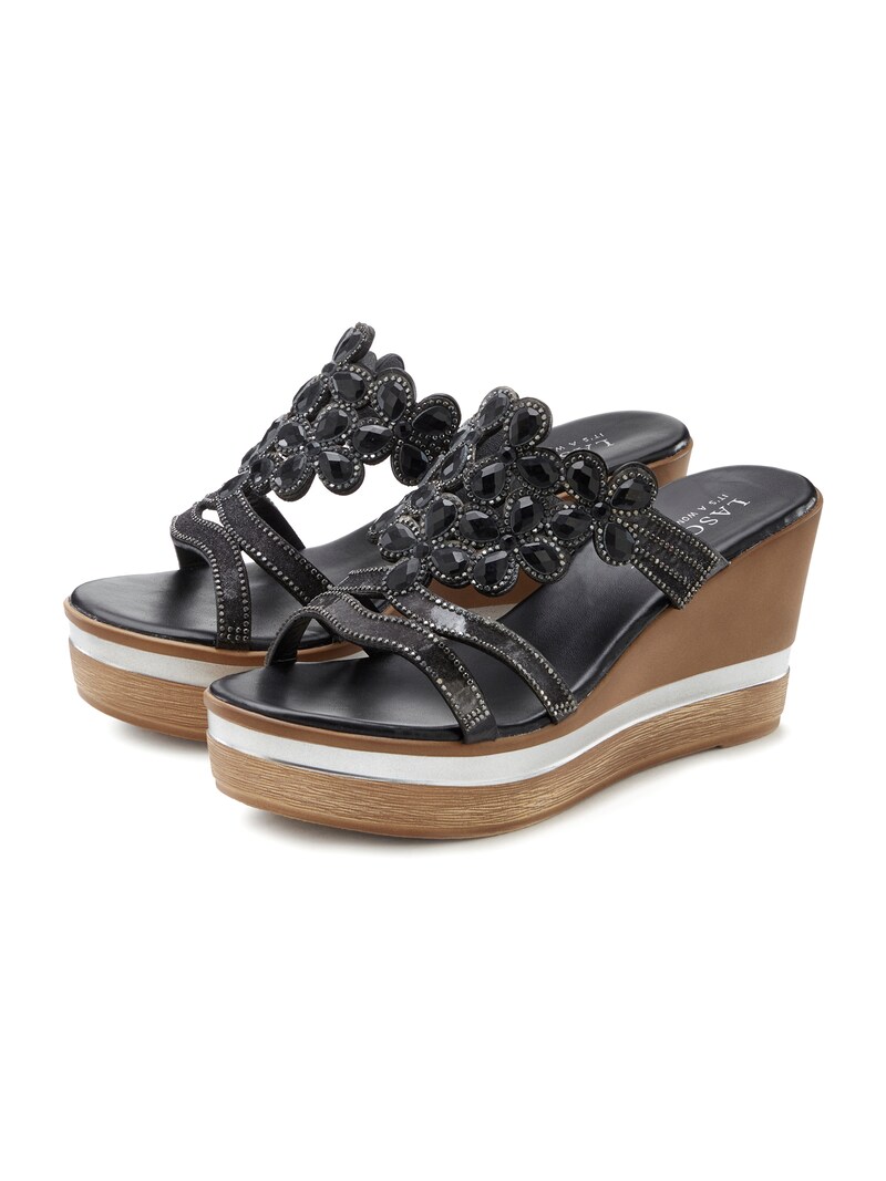 Sinned X About You Zapatos Abiertos LASCANA En Negro