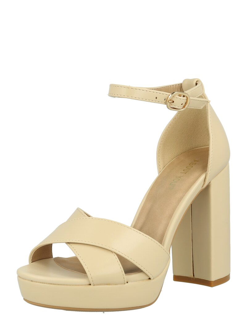sinned x about you Zapatos con plataforma 'Carina' ABOUT YOU en Beige