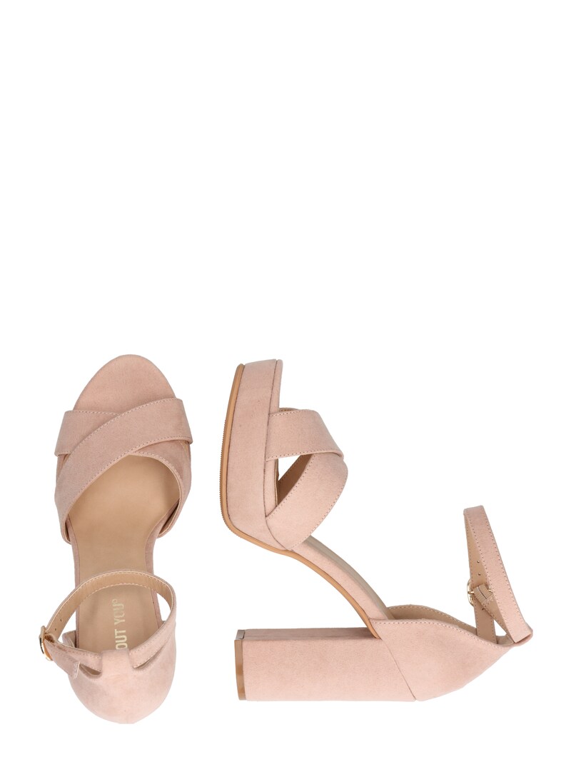 Sinned X About You Zapatos Con Plataforma 'Carina' ABOUT YOU En Talco