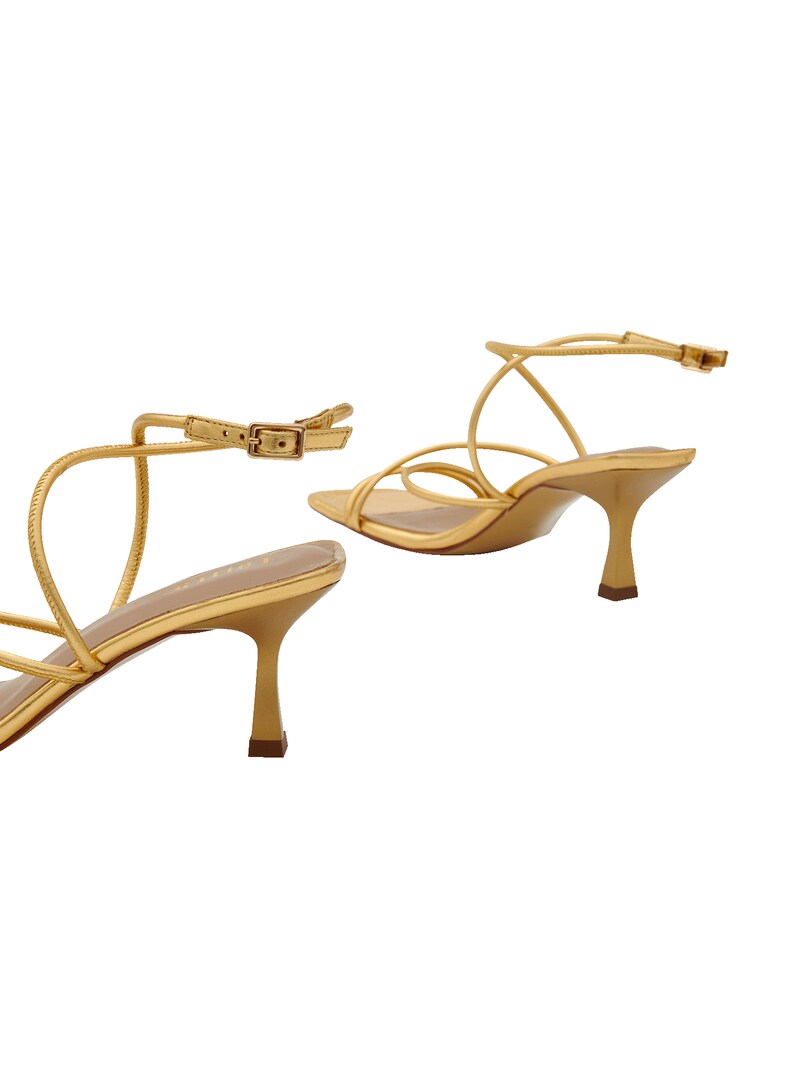 Sinned X About You Zapatos Con Plataforma 'Kareene' EDITED En Oro