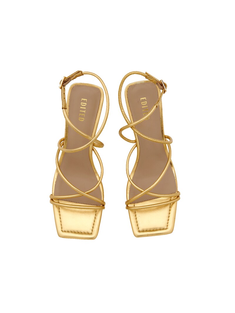 Sinned X About You Zapatos Con Plataforma 'Kareene' EDITED En Oro