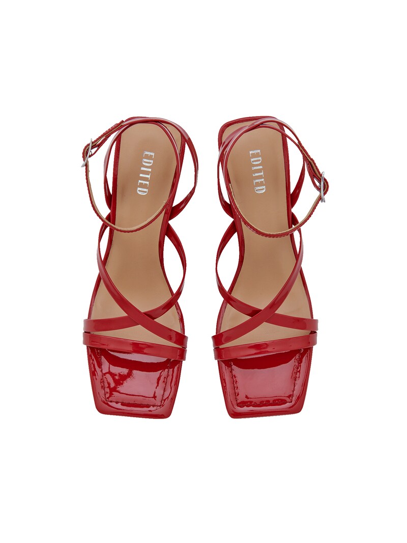 Sinned X About You Zapatos Con Plataforma 'Kareene' EDITED En Rojo