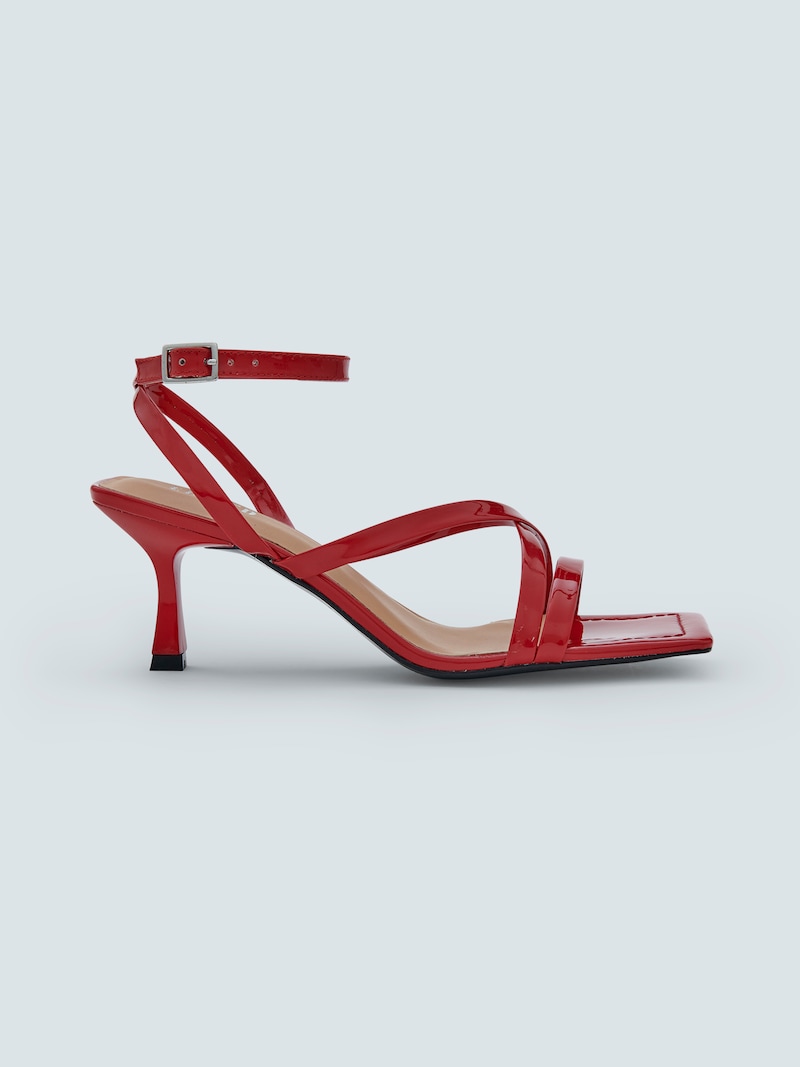 Sinned X About You Zapatos Con Plataforma 'Kareene' EDITED En Rojo