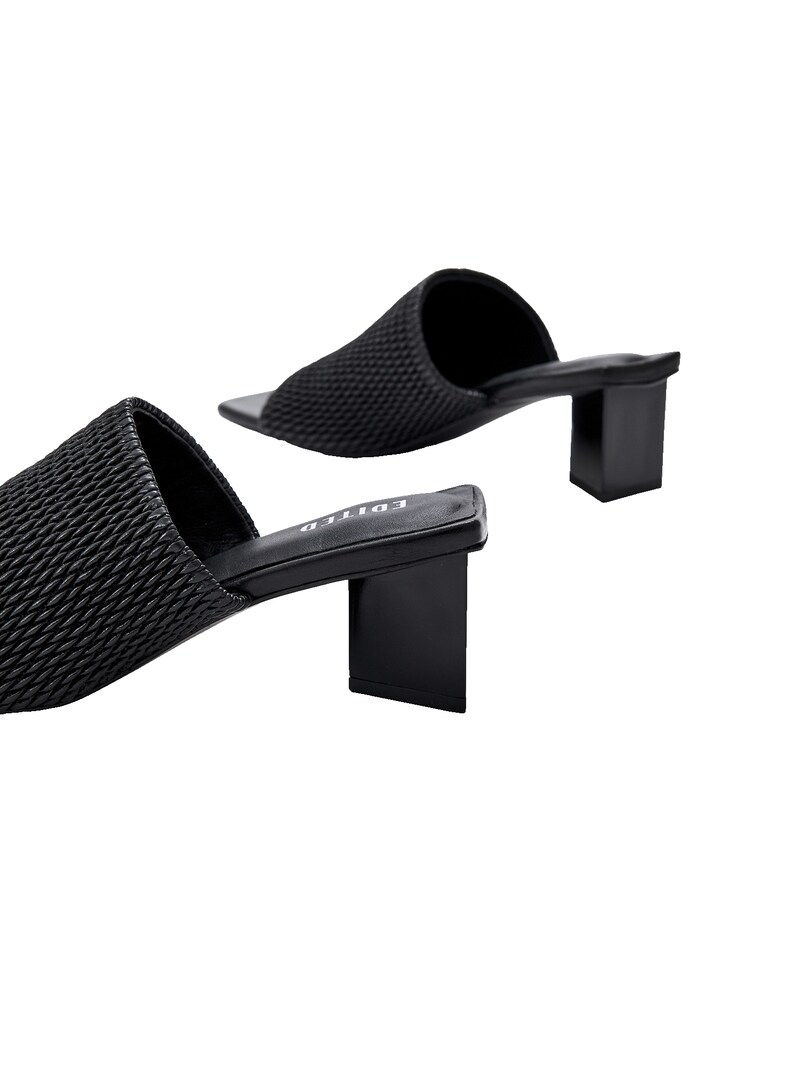 Sinned X About You Zapatos Con Plataforma 'Kesia' EDITED En Negro