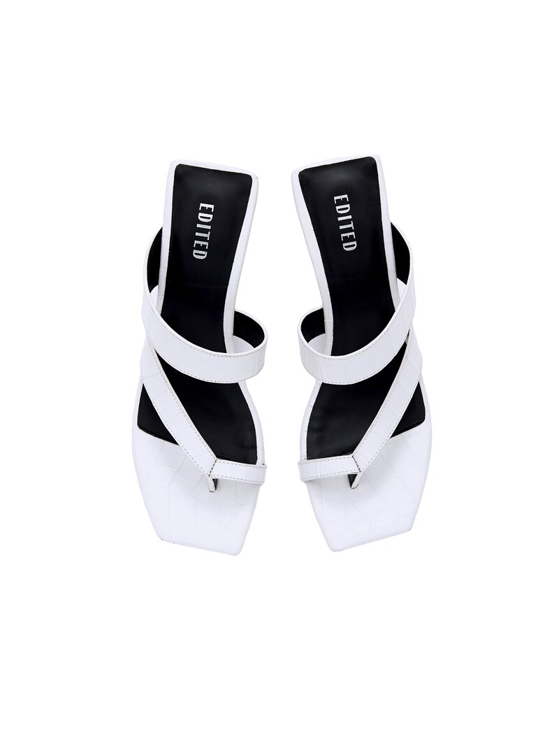 Sinned X About You Zapatos Con Plataforma 'Konradina' EDITED En Blanco