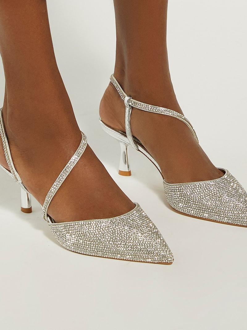 Sinned X About You Zapatos Destalonado Dune LONDON En Plata