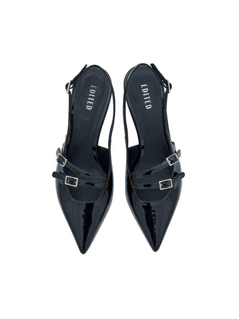 Sinned X About You Zapatos Destalonado 'Gilliane' EDITED En Negro