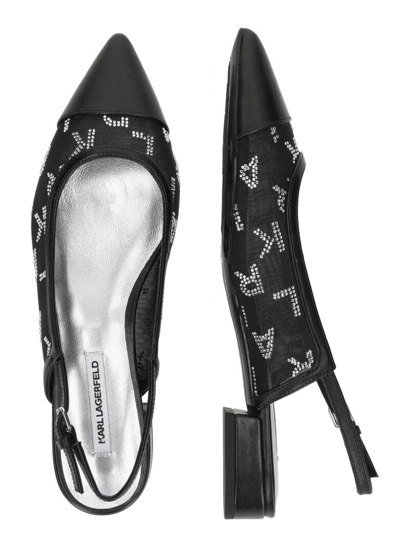 Sinned X About You Zapatos Destalonado Karl Lagerfeld En Negro