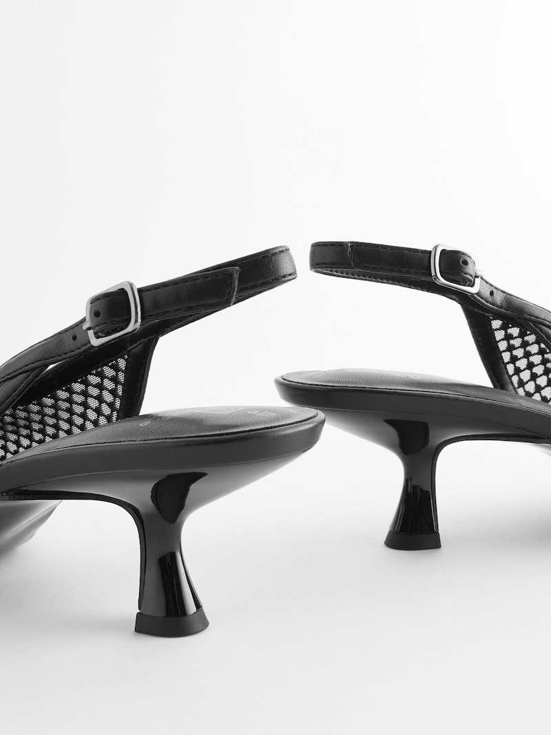 Sinned X About You Zapatos Destalonado Next En Negro