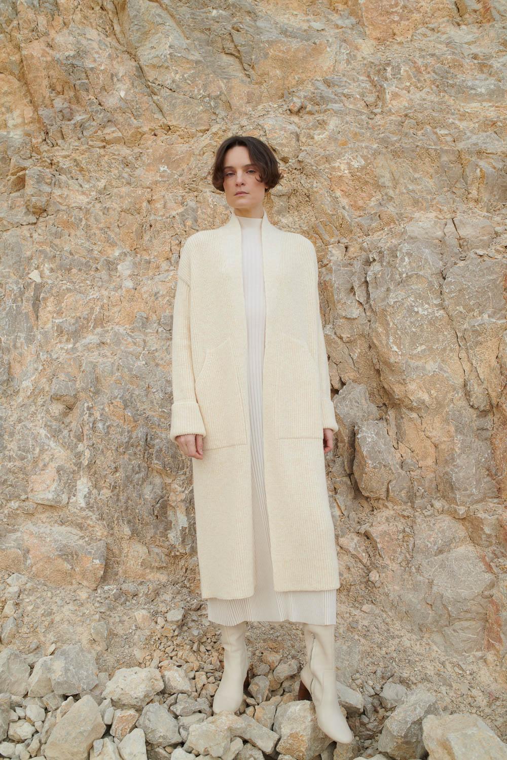 sita murt Abrigo largo de punto