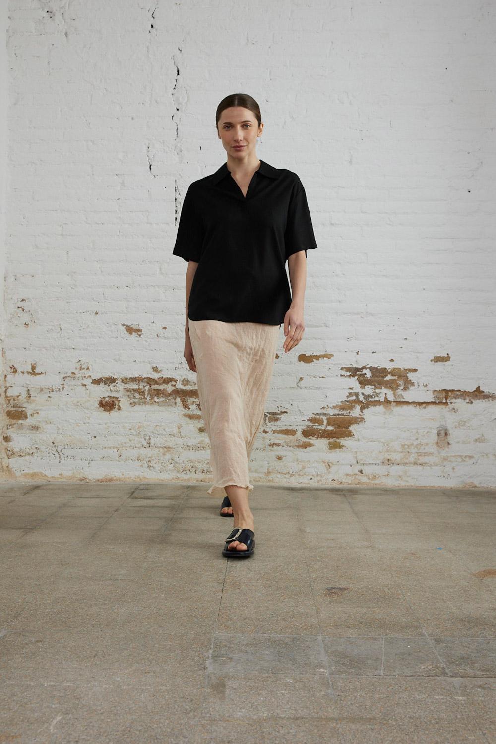 sita murt Camisa de lino oversize