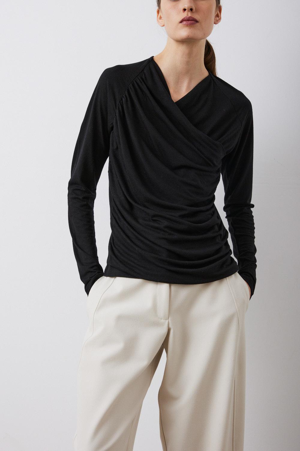 Sita Murt Camiseta Cruzada Ajustada