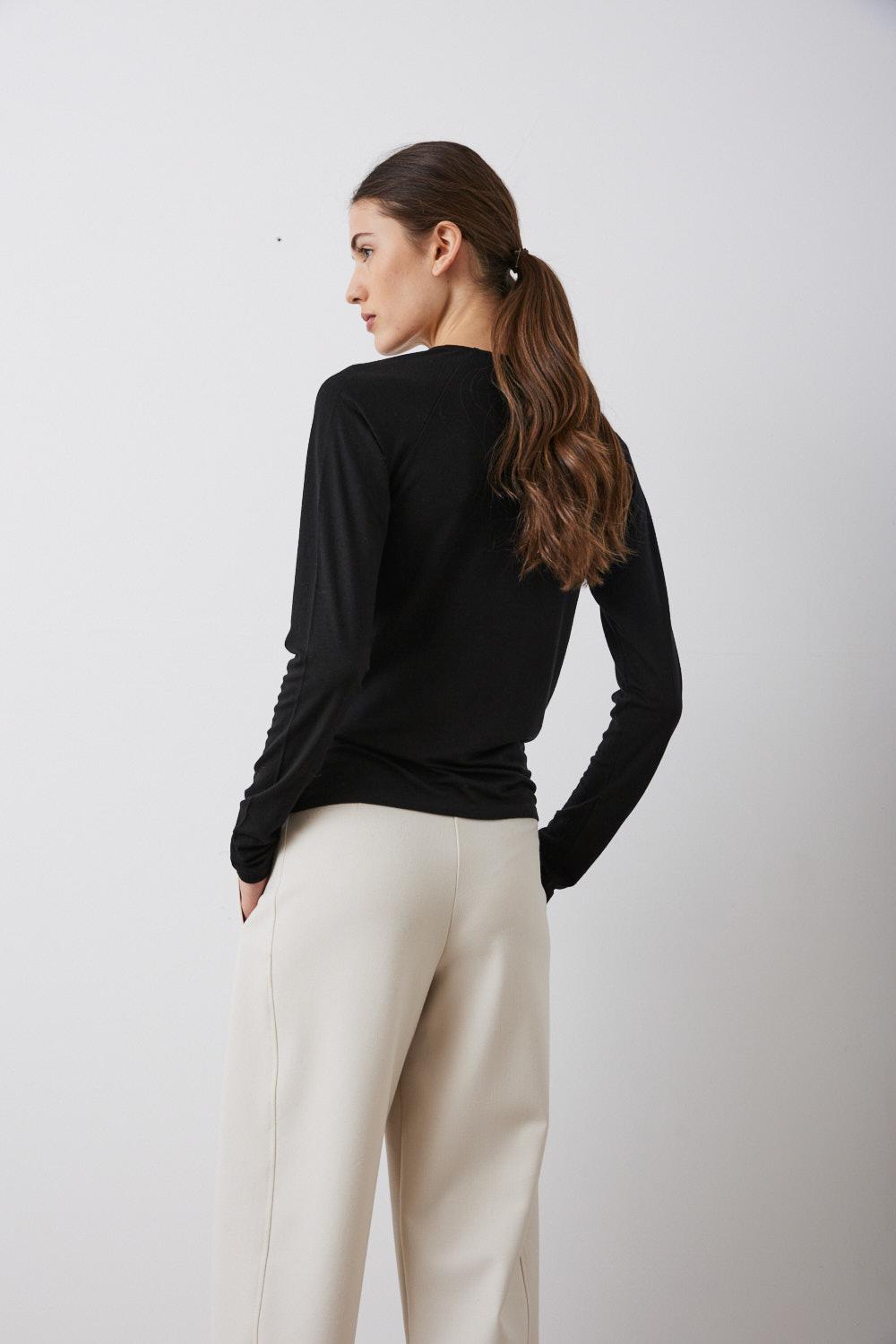 Sita Murt Camiseta Cruzada Ajustada