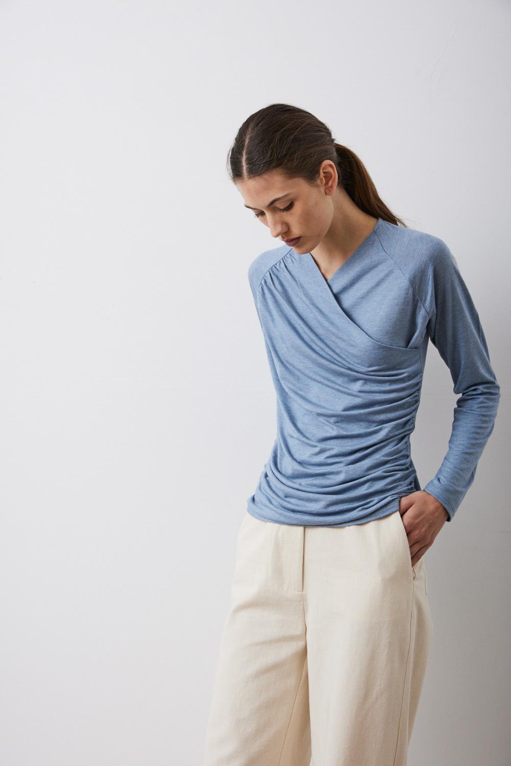 Sita Murt Camiseta Cruzada Ajustada